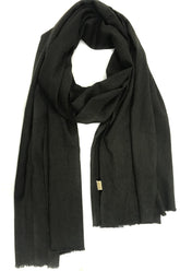 Olive Silk Cashmere Scarf