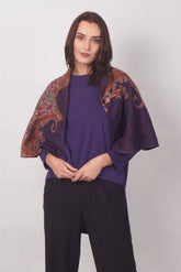 Royal Batik in purple Matching Set