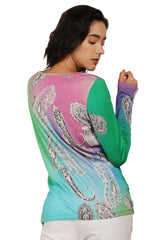 Explosion Of Colour Paisley Top