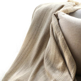 Basket weave Cashmere throw : Caroline