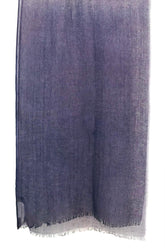 Purple Silk Linen Cashmere Scarf