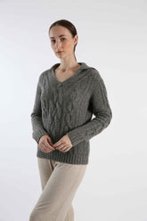 Grey Cashmere Sweater