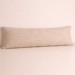 Space Dyed Cotton Wool Cushion - Azalea