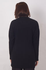 Black Pure Cashmere Cardigan