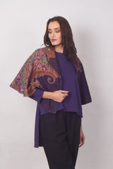 Royal Batik in purple Matching Set