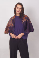 Royal Batik in purple Matching Set