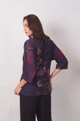 Sublime Floral in Purple Top