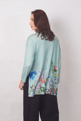 Florarium in Turquoise Top