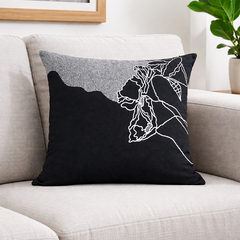 Acacia : Cotton Embroidered Cushion