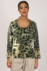 Olive Contemporary Cashmere Silk Sweater