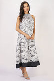 White Floral Voile Dress