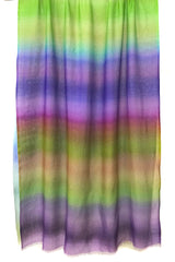 wool cashmere psychedelic colorplay scarf