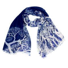 Night in the Jungle Silk Cashmere Scarf