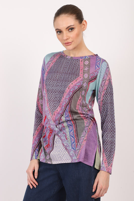 Silk Cashmere - Geometry in Painting T shirt