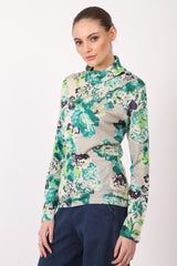 Silk Cashmere - Colour Pop Floral Top