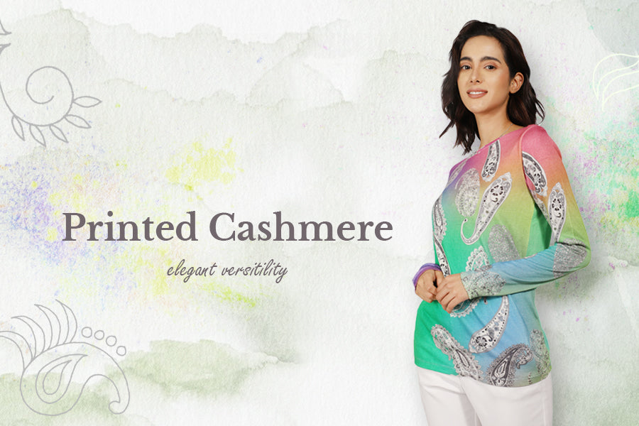 Shop the widest range of printed cashmere scarves and sweaters