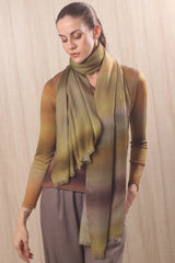 wool cashmere marshes colorplay scarf