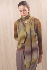 wool cashmere marshes colorplay scarf