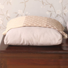 Checkered Silk Cashmere Boucle Throw : Blair