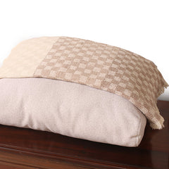 Checkered Silk Cashmere Boucle Throw : Blair