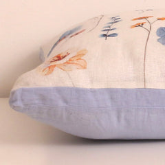 Floral Linen Cushion : Willow