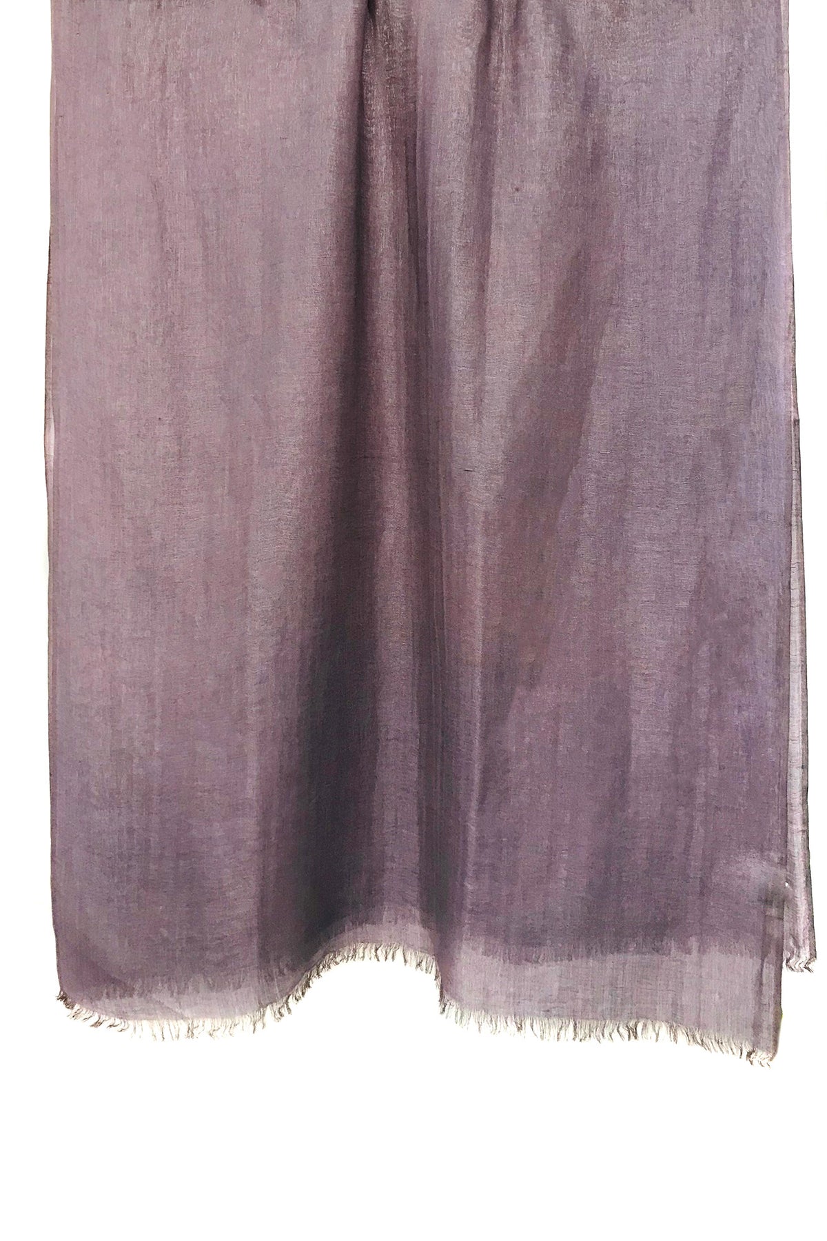 Dusty Lavender Silk Linen Cashmere Scarf