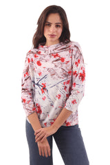 Japanese Cherry Blossom Top - Scarlet