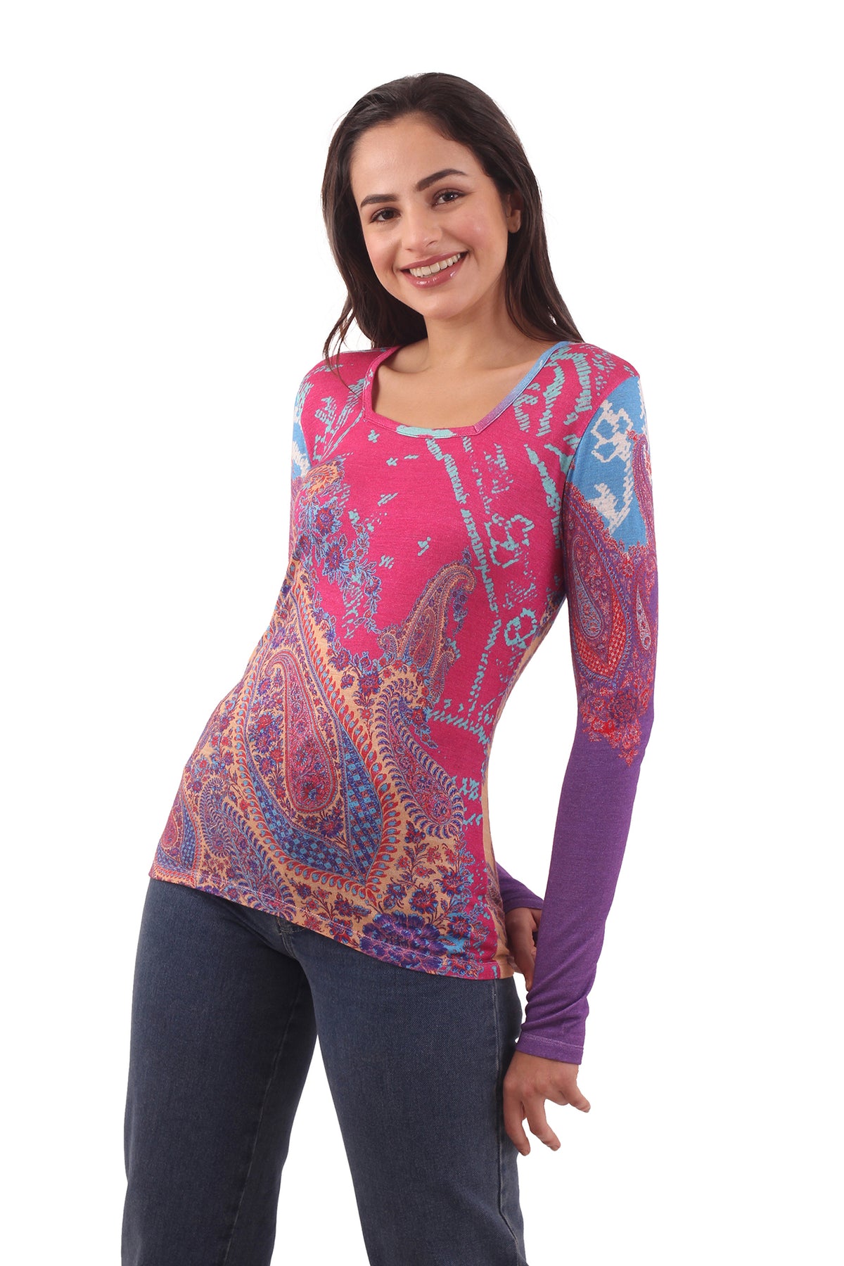 Psychedelic Paisley Top