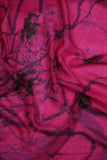 Beautiful Trans-Seasonal Silk Dusky Pink Printed Silk Cashmere Scarf