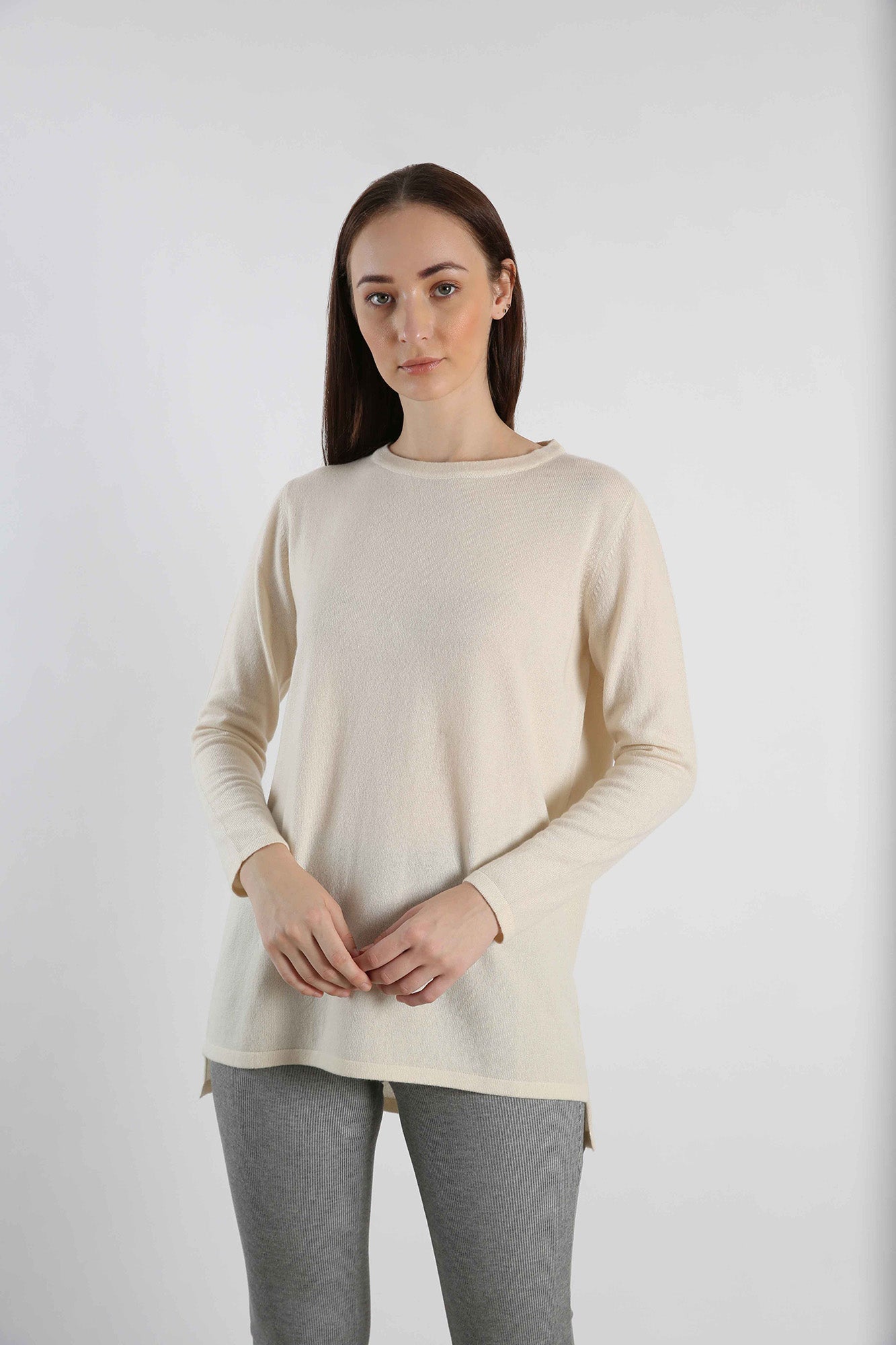 Ivory Cashmere Sweater